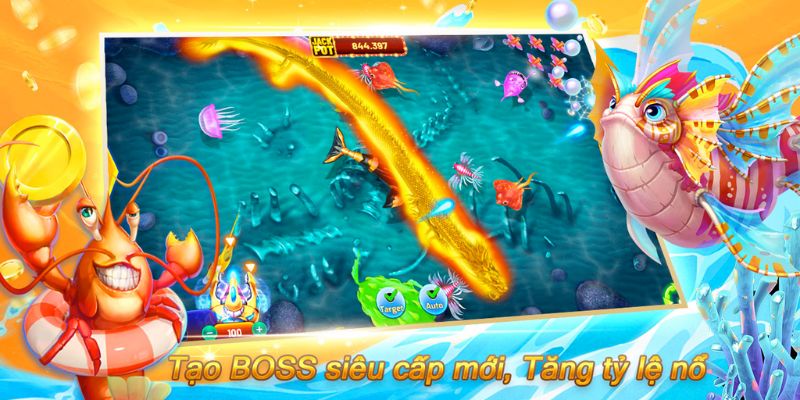 Bắn cá 3D có nhiều boss ‘khủng’ để săn